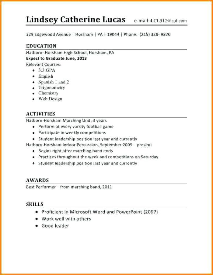 examples-of-good-resumes-for-high-school-students-first-time-resume
