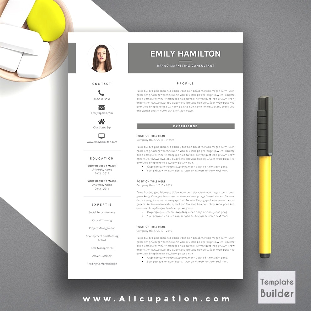 resume templates free online download