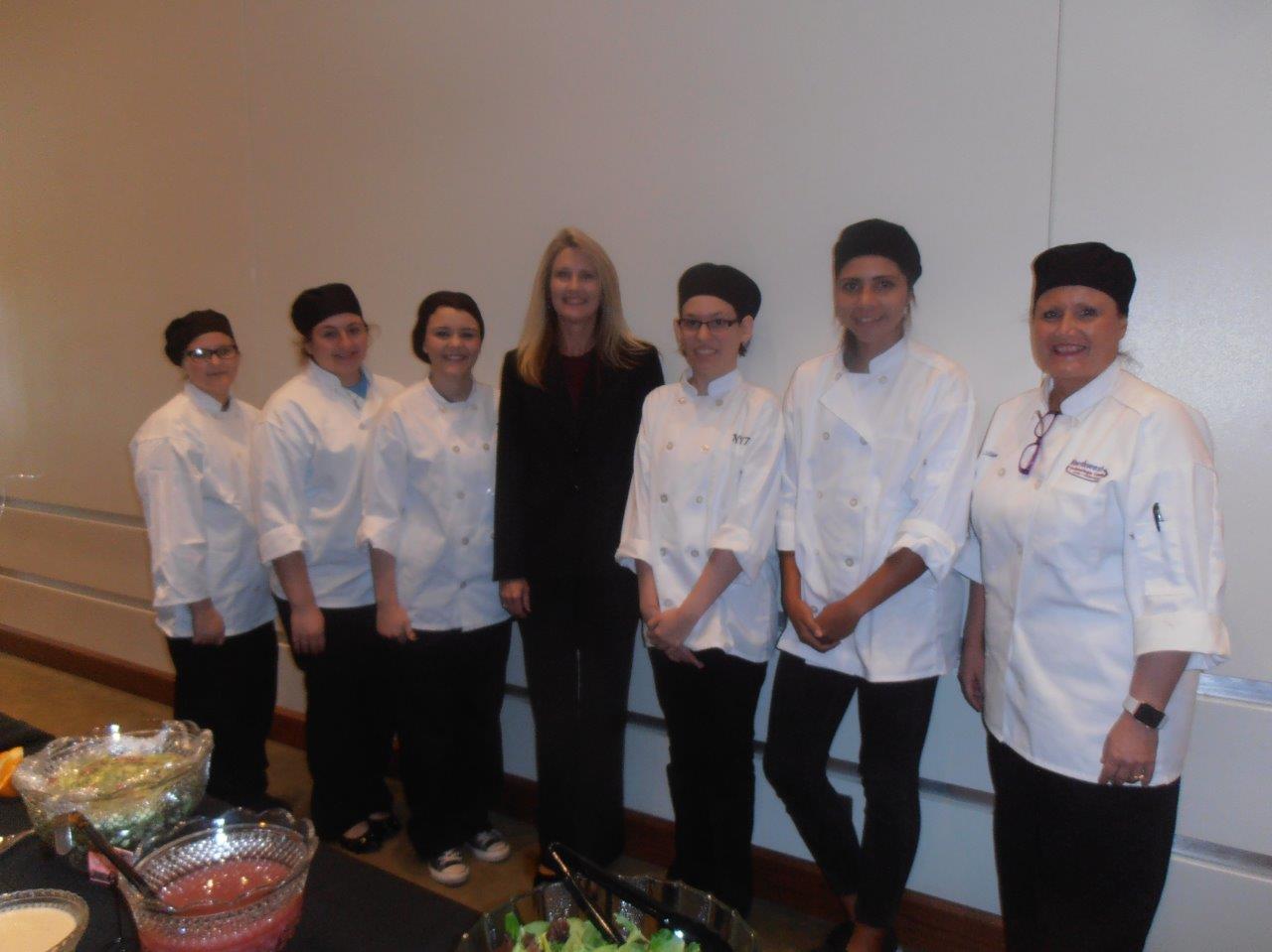 Culinary Students Prepare Meal for Chamber Event